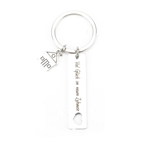 MUCOOS Personalised Keyring, Door Key Fob, Key Ring, Gifts for
