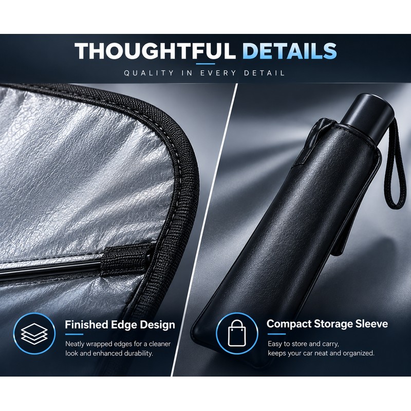 Premium Car Windshield Sun Shade Umbrella for Parked Cars –