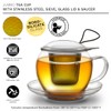 Creano XXL Tea Cup with Handle Jumbo with Integrated Stainless