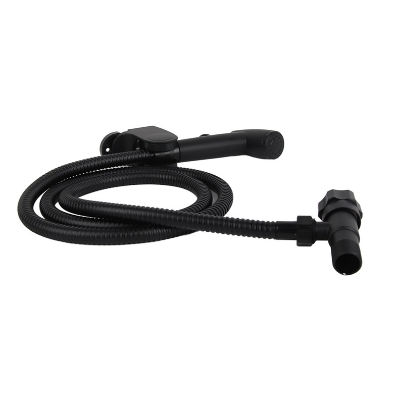 G1/2 Black Stainless Steel Handheld Toilet Bidet Sprayer Set Attachment