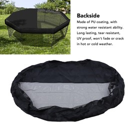 Greensen Hundezelldeckel aus Netz, Achteckige Abdeckung für Hundezäune, Wasserdicht, für 8 Panels mit 24 Zoll Breite