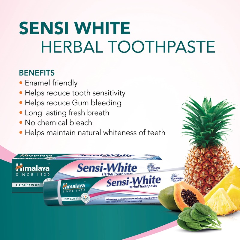 Himalaya Herbal Sensi-White Toothpaste Helps in Teeth whitening| Rapid and