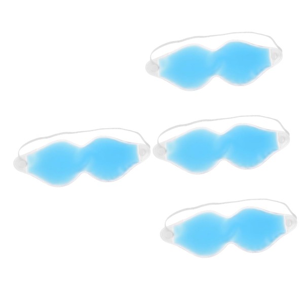 LALAFINA 4pcs Warm Compress Eye Mask for Sleeping Reusable Cooling
