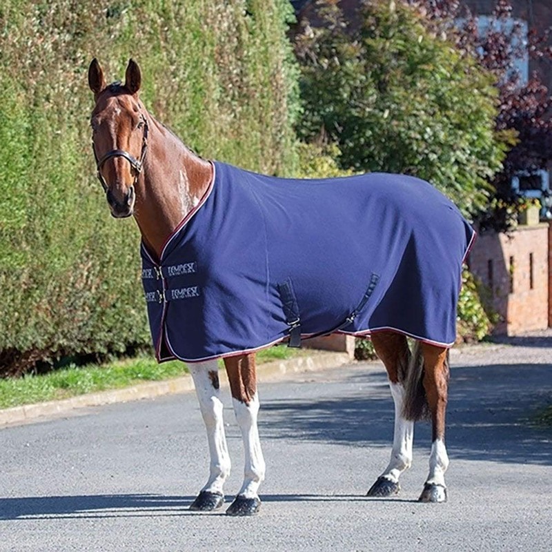 Shires Tempest Original Fleece/Travel Horse/Pony Rug in Navy 84, Navy