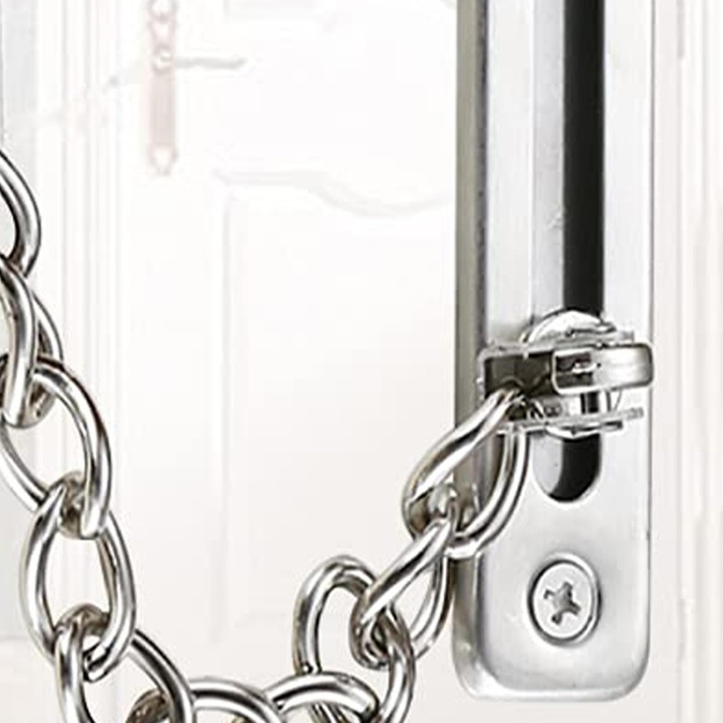Door Security Chain Lock Stainless Steel Casting Door Lock Front