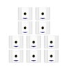 10 Pack Replacement Vacuum Carbon Dust Bags Compatible with ECOVACS