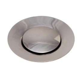 Bathroom Sink Drain Replacement Parts, (Pop-up Drain Assembly) Include Chrome Plug and Flange - by PlumbUSA