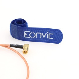 Eonvic Cables BNC Male to SMB Female Right Angle RF RG316 Coaxial Cable