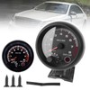 7 Led Colors Background Light 3.75'' Car Universal Black Tachometer