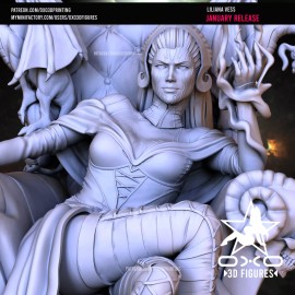 OXO3D MTG Liliana Vess resin figure 180mm 1/10 scale DIY kit unpainted