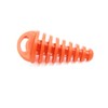 sourcing map Orange Motorcycle Exhaust Tube Pipe Plug Muffler Rubber