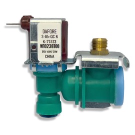 Upgraded W10238100 WPW10238100 W10498992 Refrigerator Water Inlet Valve Compatible with Whirlpool KitchenAid Kenmore Maytag JennAir IKEA,Replacement For W11451511 AP6017532 IMV-8100 K-77473,W10342318