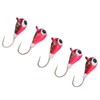 5 Pcs Winter Ice Fishing Jigs Kit for Bass Perch