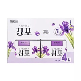 Changpo 깨끗한 비누 100g 창포 크리오 4개입 TWB8C79F Pure Soap 100g Changpo Creio 4 Pieces TWB8C79F