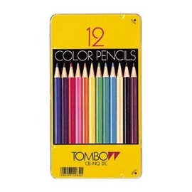 Tombow Colored Pencils, NQ, 12 Color Set, Can Included, CB-NQ12C, Set of 2