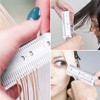 3-Piece Razor Comb Set: Thinning Comb, 10 Razors, Cutting Scissors