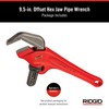 RIDGID 31305 Model E-110 9.5" Offset Hex Jaw Pipe Wrench,