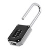 ZHEGE Lock with Combination Code, Long Shackle 57 mm, Heavy