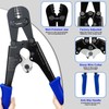 Sanuke Wire Rope Crimping Tool Kit, Professional Wire Rope Crimper