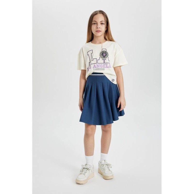 DeFacto Girls' Skirt, indigo