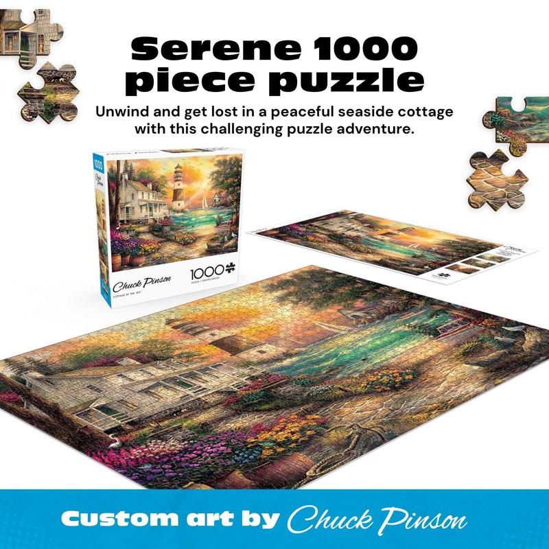 Buffalo Games - Chuck Pinson - Cottage by the Sea