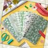 Hahafelt 10 Pcs Sage Green Floral Fabric Bundles 20 x