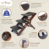 Dog Steps for Bed & Couch 2-in-1 Dog Stairs/Ramp -