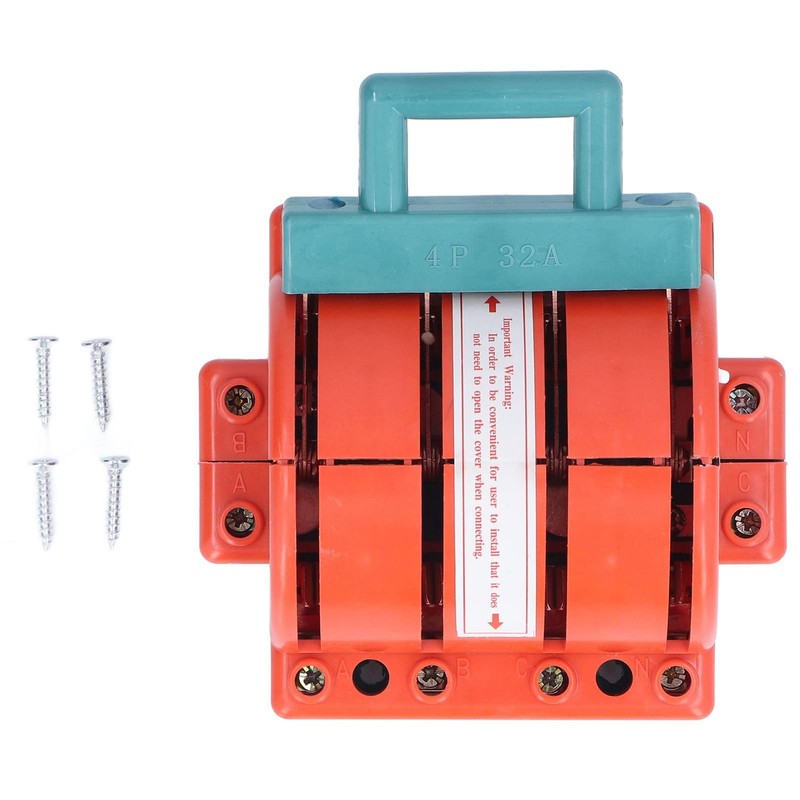 Electrical Disconnect Knife Switch 4 Pole Double Throw DPDT Safety