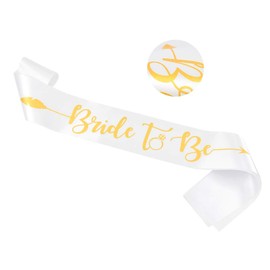 CoolerthingsDG, with 8 Pack Hen Party Sash - 1 White Bride to Be Sash, 7 Black Team Bride Tribe Hen Do Sash for Girls Hen Night Out Bridal Shower Wedding Bachelorette Party Accessories