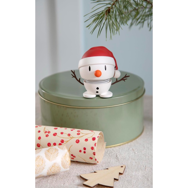 Hoptimist Soft Santa Snowman 8.2 x 6.2 x 6.9 cm