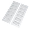 Cabinet Air Vent Grille Silver Rectangle Heat Dissipation Ventilation Grill