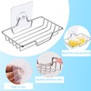2 Pcs Strong Rustproof Stainless Steel Soap Sponge Holder,Shower Soap