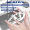 2 Pack Kitchen Sink Drain Strainer with Handle, Universal Stainless