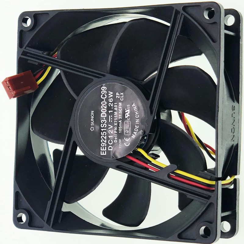 by Sunon EE92251S3-D020-C99 PVA092G12M Rear Case Computer Cooling Fan for