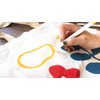 MONT MARTE Fabric Pens Set – 12 pieces – Textile