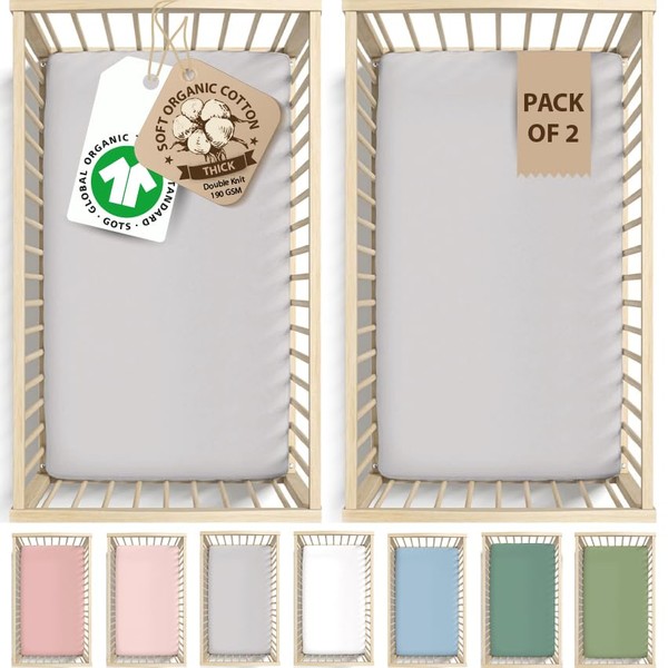 Bunnyjik Gots Organic SnuzPod 4 Compatible Fitted Sheets - Luxuriously