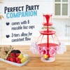 Nostalgia LPF230 3-Tier Lighted Party Fountain, Holds 1.5 Gallons, LED
