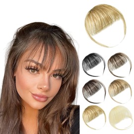 Yamel Bangs Hair Clip in Bangs Remy Human Hair Extensions Flat Face Fringe Bangs Human Hair Pieces for Women