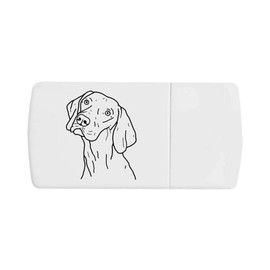 'Vizsla Dog' Pill Box with Tablet Splitter (PI00009857)