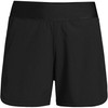 Lands' End Womens Comfort Waist 5in Swim Short Panty Black