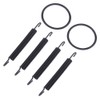 Motorcycle Exhaust Pipe Muffler Spring Exhaust Gaskets O-Ring Kit Stays