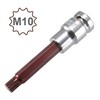 TA-VIGOR Triple Square Spline Bit Socket, 1/2" Drive x M10