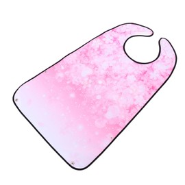 FRCOLOR Adult Bib for Eating Clothing Protector Washable Reusable Bib for Elderly Easy to Use with Strap Durable and Easy to Clean