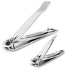 Nail Clippers Set, Ultra Sharp Stainless Steel Fingernail and Toenail