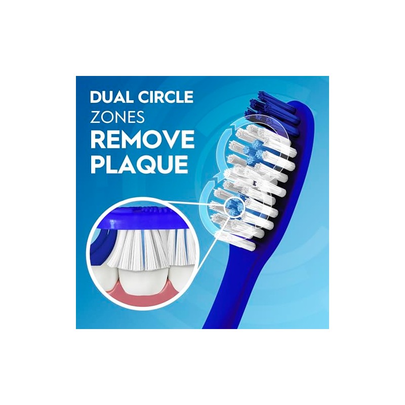 Oral Cepillo Polvo Dientes Doble Limpieza Suave Unidades