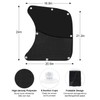 Upgraded 2 PCS Semi Trucks Window Shades, 23.6"x21.6" UV Protection