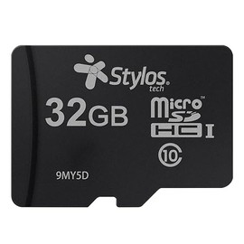 Memoria Micro SD 32GB Clase 10 Sin Adaptador Negro Stylostech