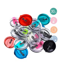 UNIVERSOENLÍNEA.COM | 2 Tapas Con Seguro Antiderramante Vaso Térmico Ozark Rtic 30 Oz - cobertura a prueba de derrames y resistentes a salpicaduras, tapa de plastico (Guindo)