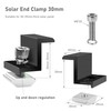 Solar Panel Mount End Clamp 30 mm Black - Solar