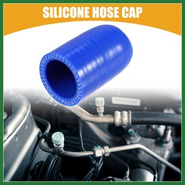 Motoforti 1Pc 28mm 1.10" ID Universal Silicone Coolant Cap Intake Vacuum Hose End Plug - Car for Coolant Heater Bypass Vacuum Water Port - Silicone Blue Long-lasting
